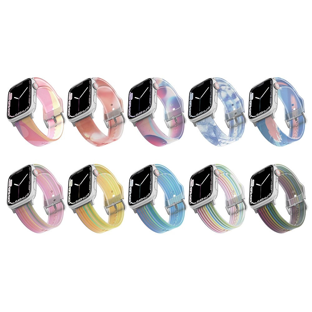 Super sejt Universal Apple Silikone Rem - Flerfarvet#serie_4