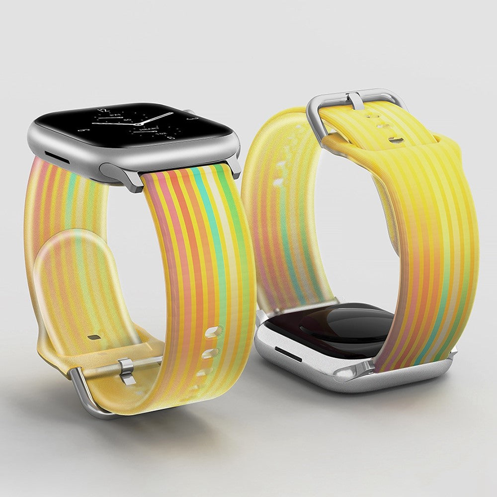 Super sejt Universal Apple Silikone Rem - Gul#serie_5