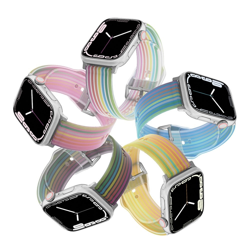 Super sejt Universal Apple Silikone Rem - Gul#serie_5