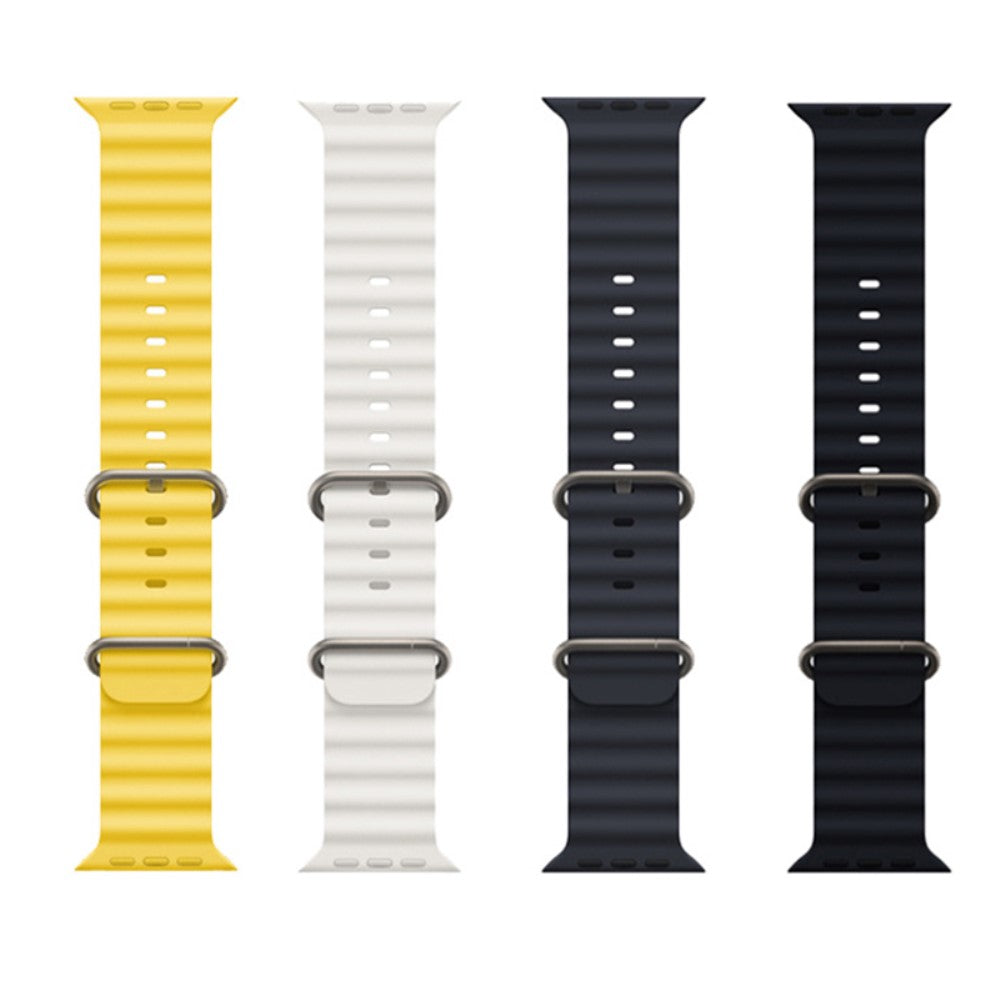 Super sejt Universal Apple Silikone Rem - Blå#serie_3