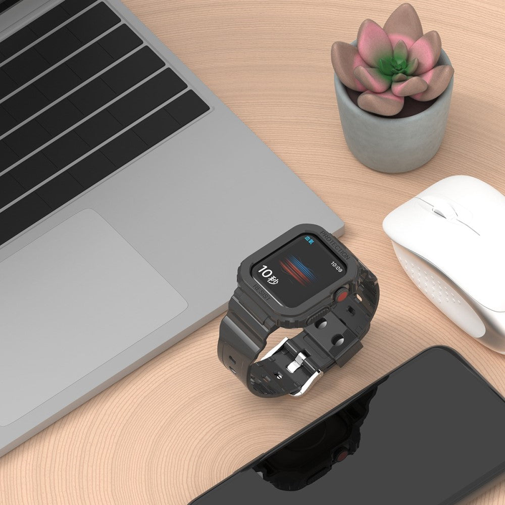 Mega pænt Universal Apple Silikone Rem - Sort#serie_1