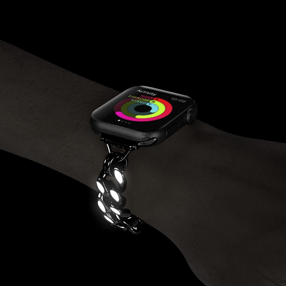 Super slidstærk Universal Apple Metal Rem - Sølv#serie_2