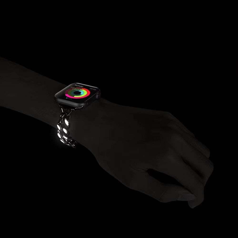 Super slidstærk Universal Apple Metal Rem - Sølv#serie_2