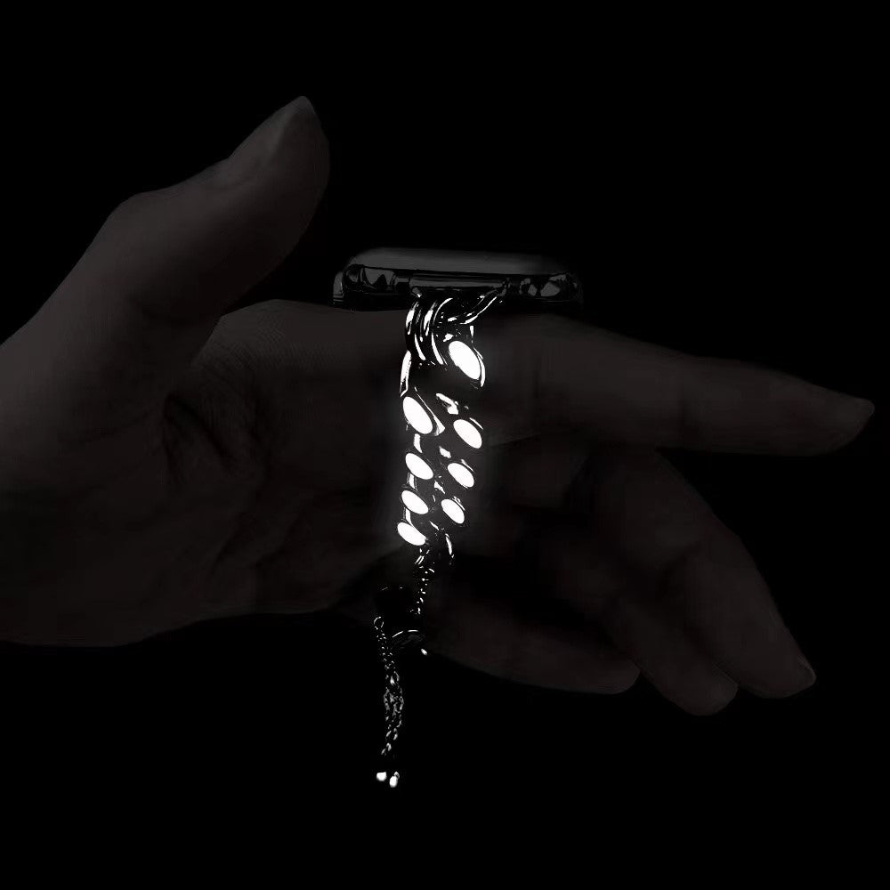 Super slidstærk Universal Apple Metal Rem - Sølv#serie_2