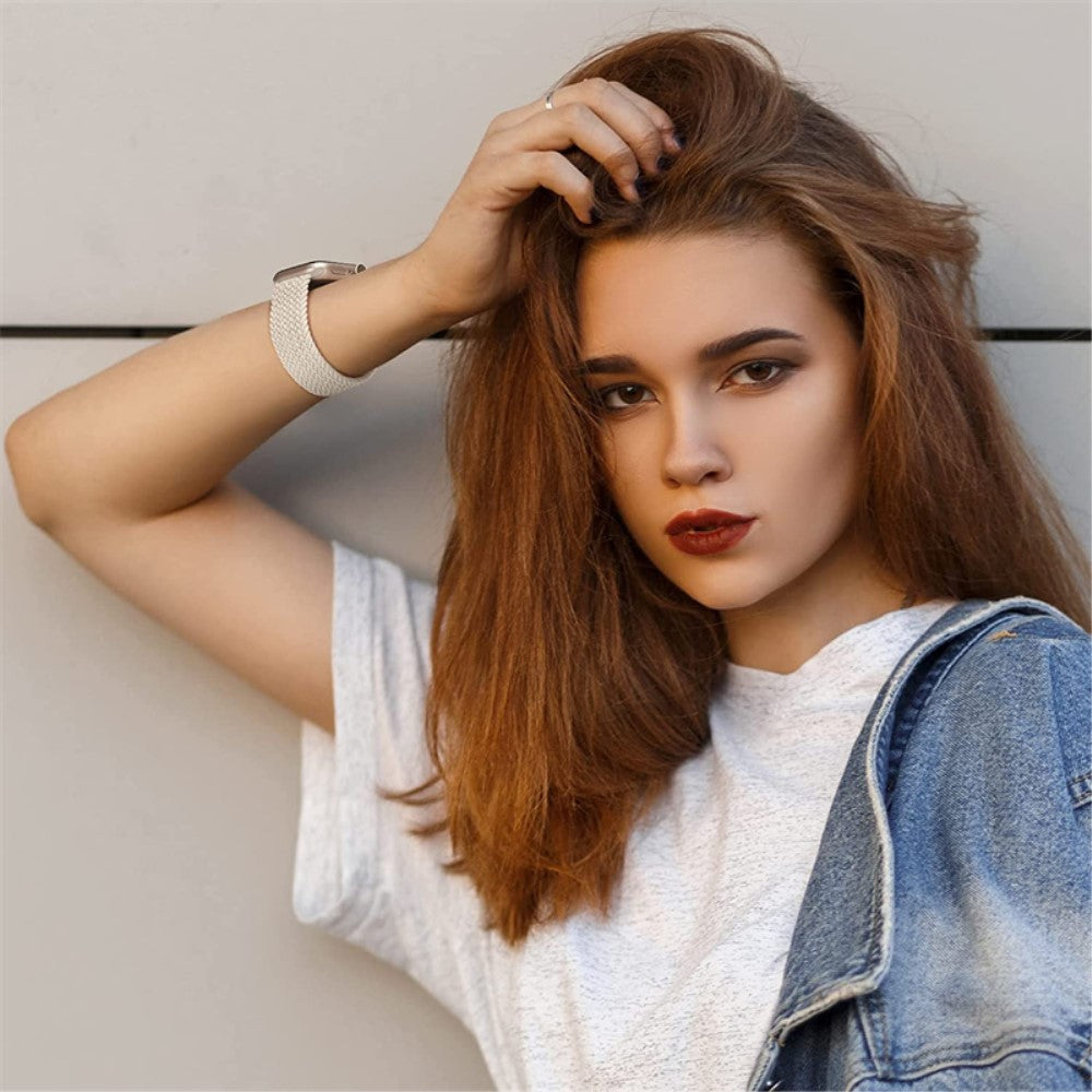 Smuk Universal Apple Nylon Rem - Størrelse: M - Hvid#serie_11