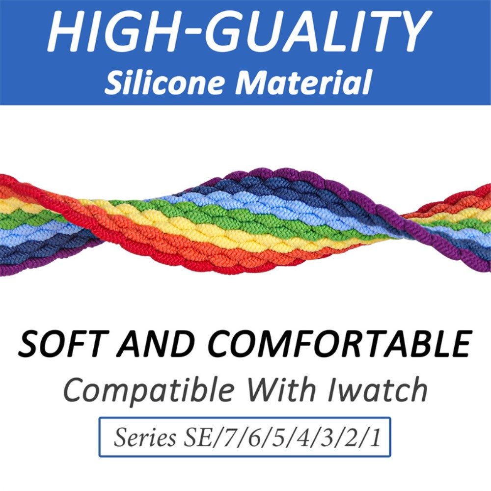 Super hårdfør Universal Apple Nylon Rem - Størrelse: S - Flerfarvet#serie_2