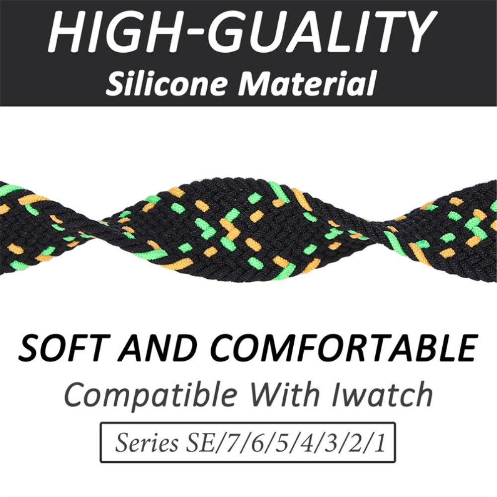 Super hårdfør Universal Apple Nylon Rem - Størrelse: S - Flerfarvet#serie_5