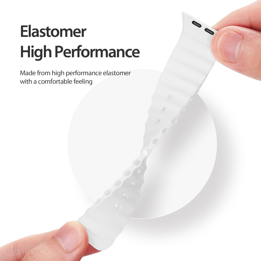 Meget fint Universal Apple Plastik Rem - Hvid#serie_2