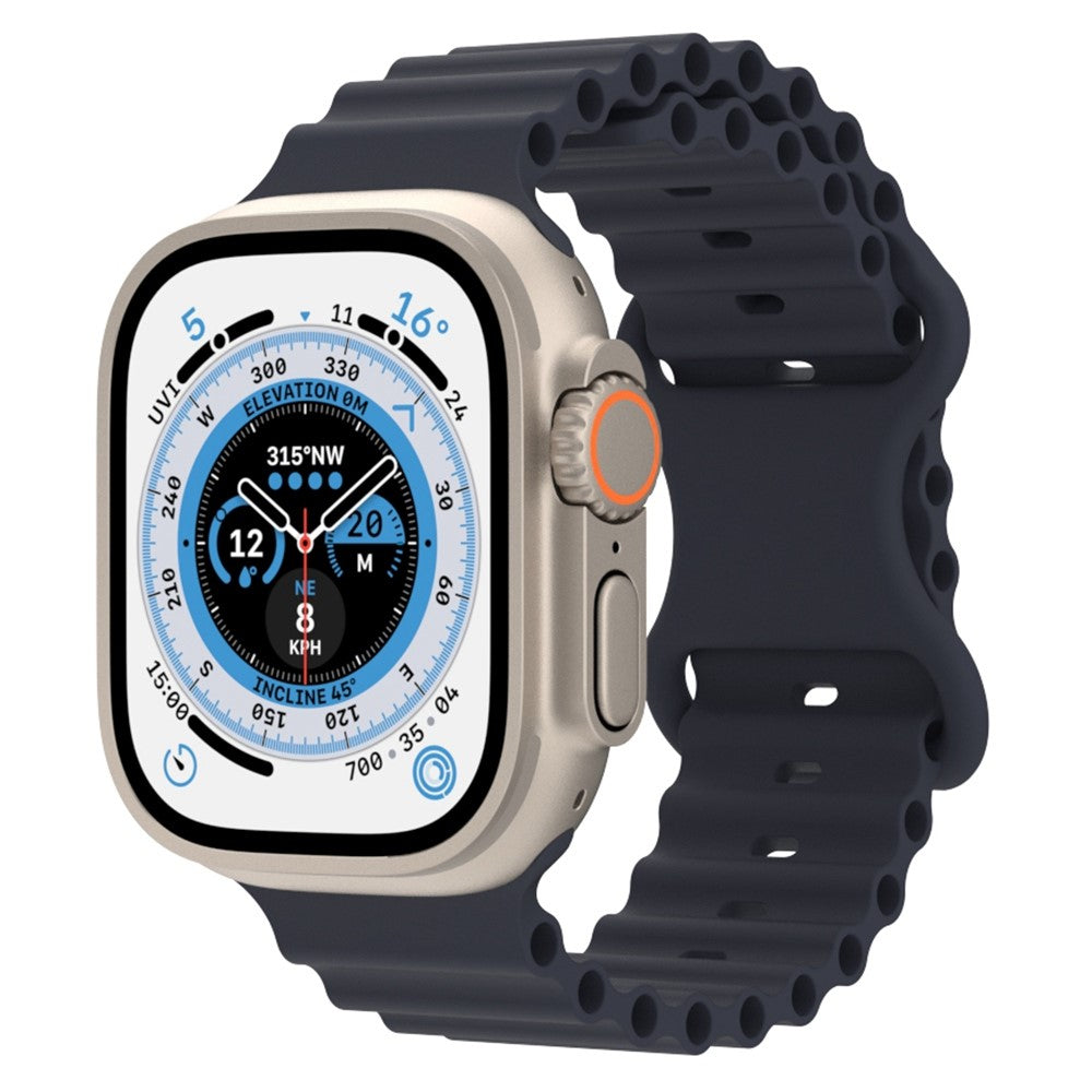 Meget fed Universal Apple Silikone Rem - Sort#serie_12