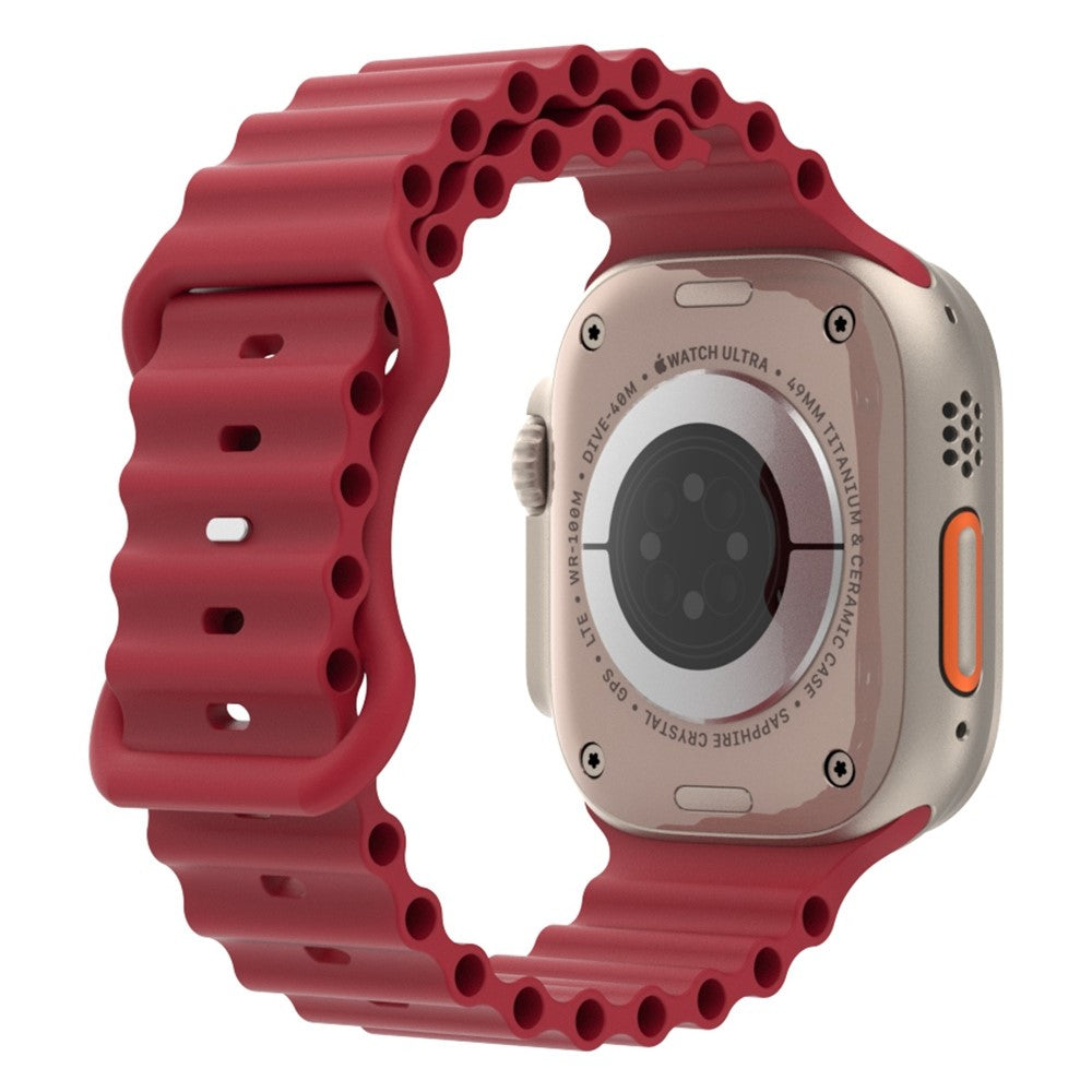 Meget fed Universal Apple Silikone Rem - Rød#serie_2