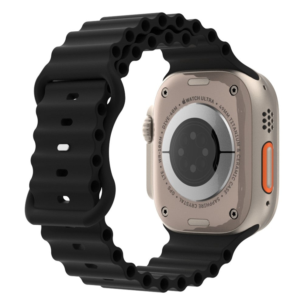 Meget fed Universal Apple Silikone Rem - Sort#serie_5