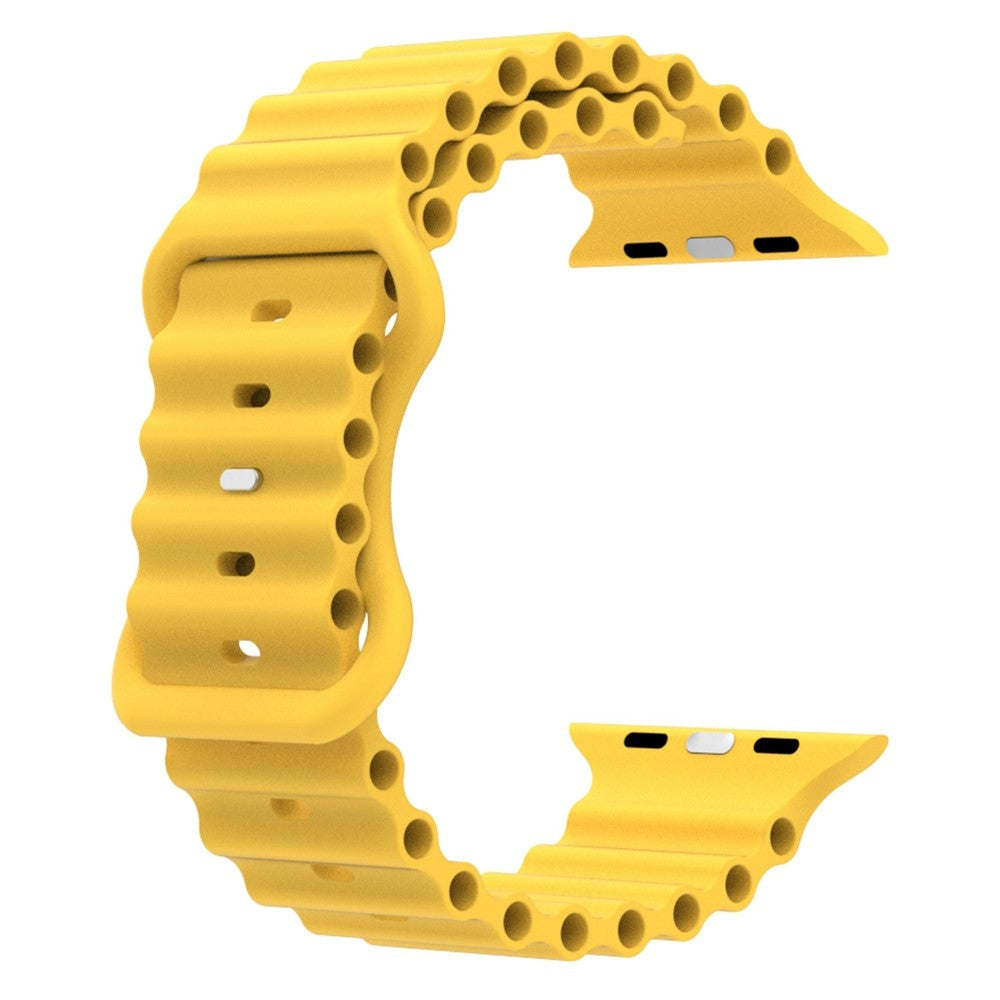 Meget fed Universal Apple Silikone Rem - Gul#serie_8