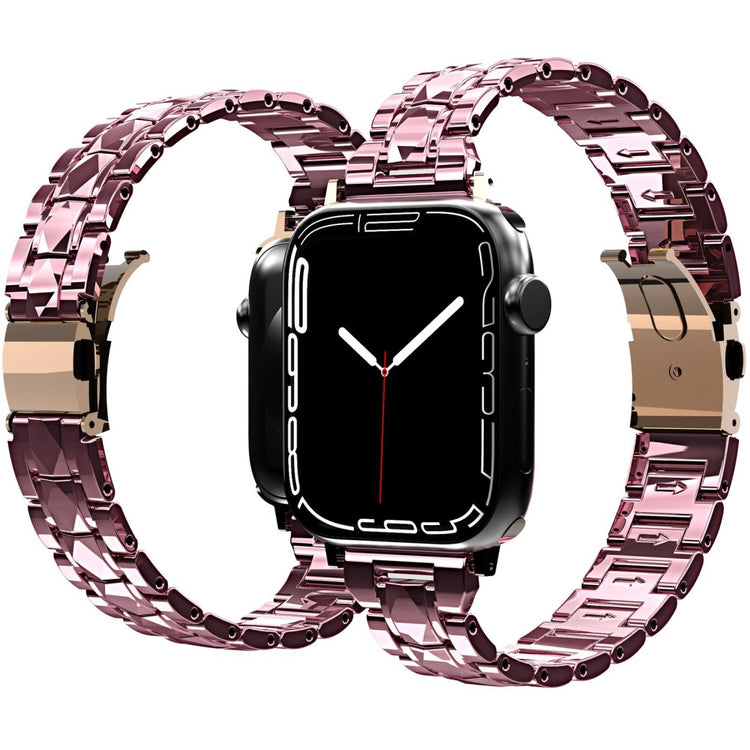 Helt vildt skøn Universal Apple Plastik Urrem - Pink#serie_2