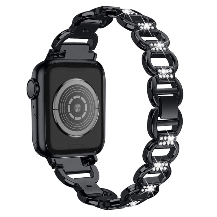 Rigtigt holdbart Universal Apple Metal og Rhinsten Rem - Sort#serie_1