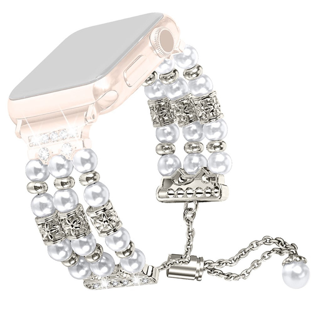 Vildt flot Universal Apple Metal, Plastik og Rhinsten Rem - Sølv#serie_4