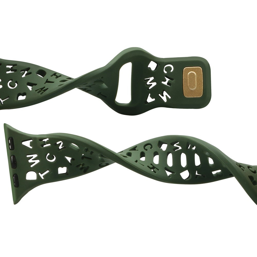 Helt vildt fed Universal Apple Silikone Rem - Grøn#serie_6