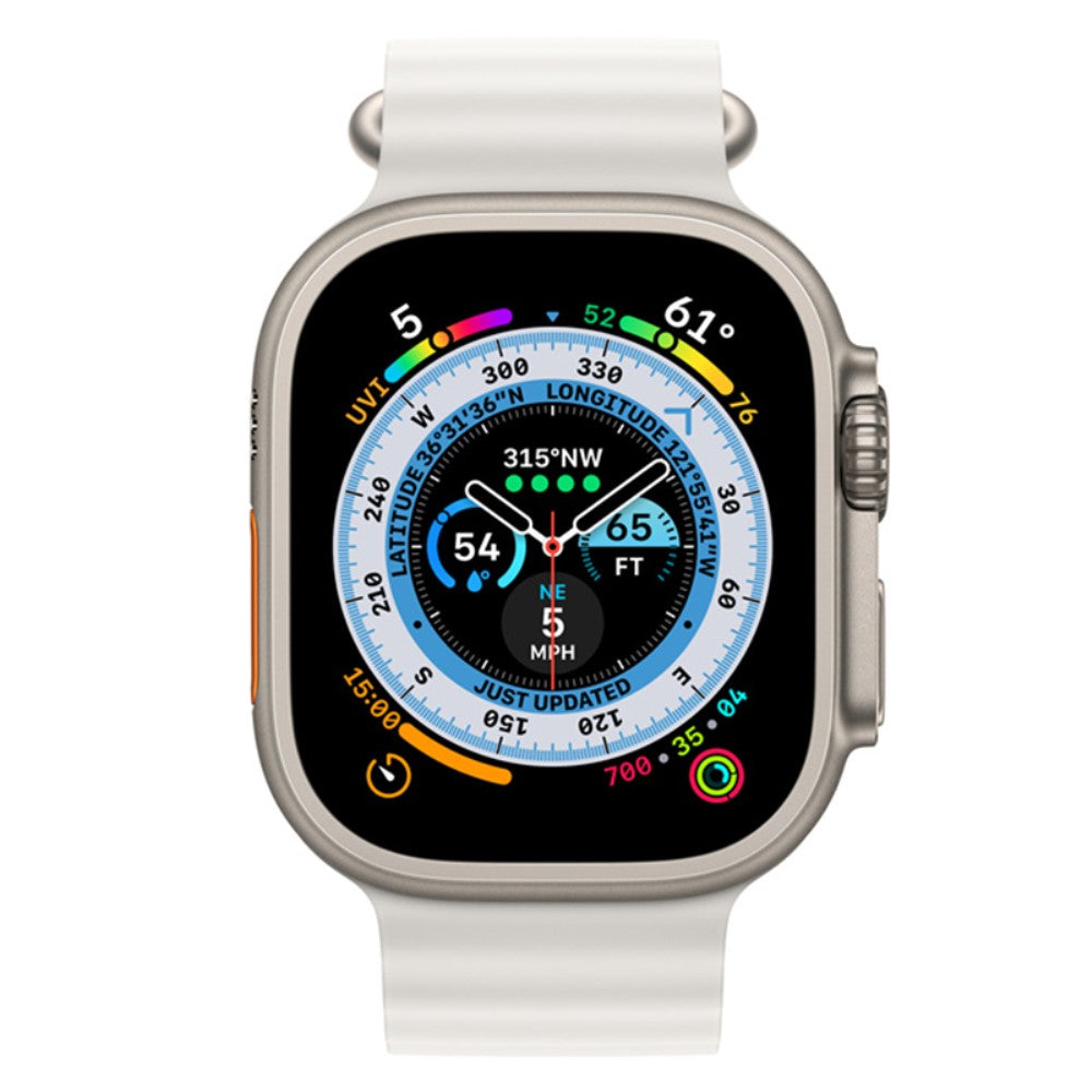 Vildt kønt Universal Apple Silikone Rem - Hvid#serie_1