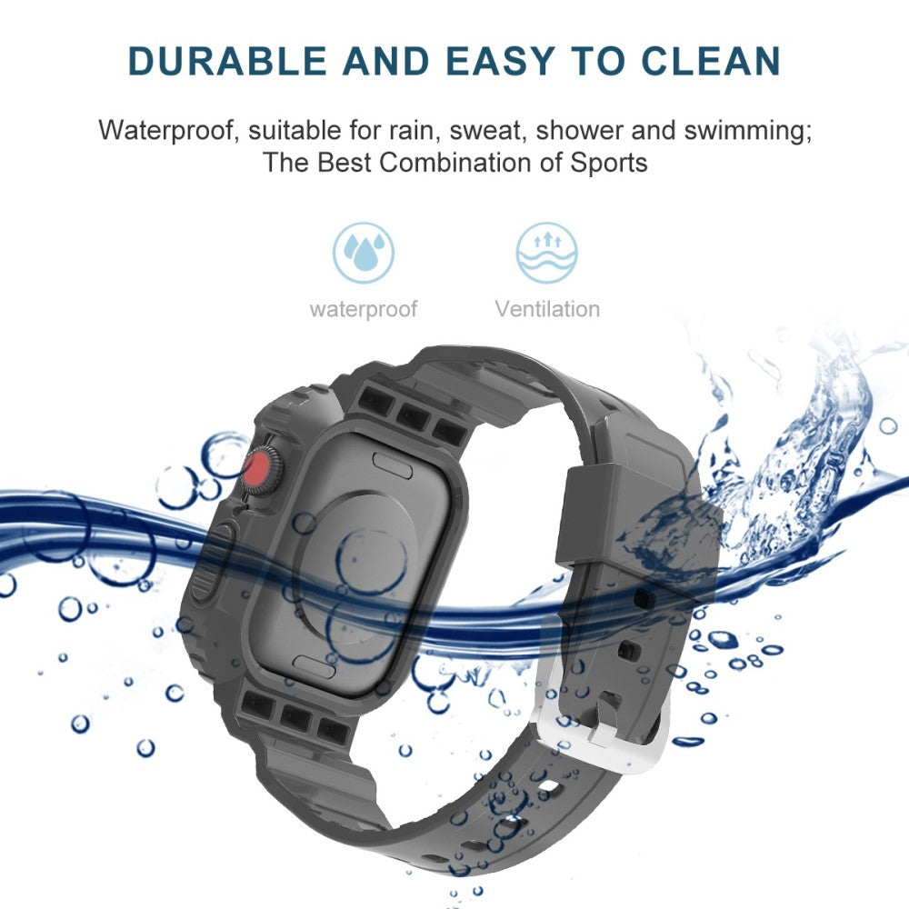 Fremragende Universal Apple Silikone Rem - Sort#serie_1