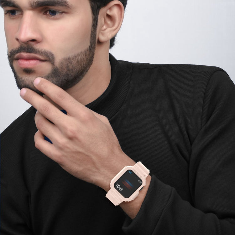 Fremragende Universal Apple Silikone Rem - Pink#serie_4