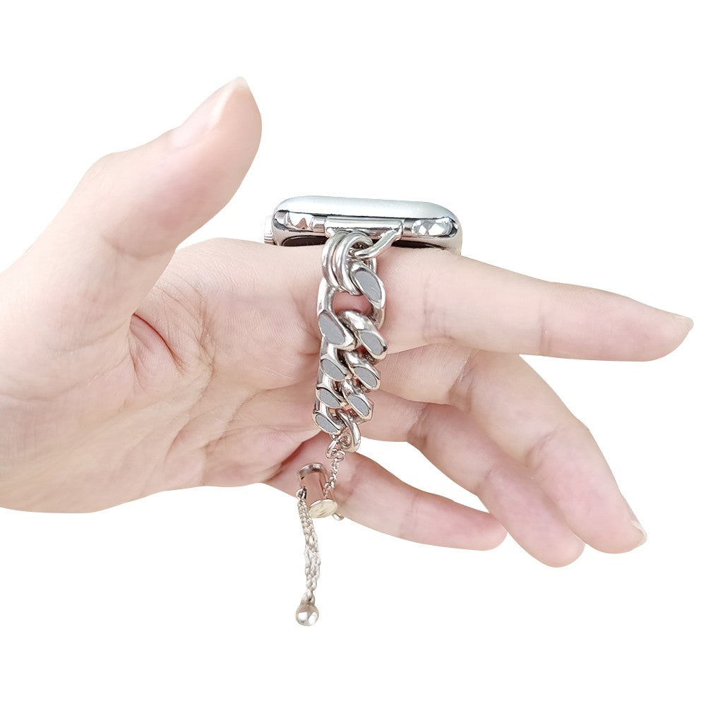 Super sejt Universal Apple Metal Rem - Sølv#serie_2