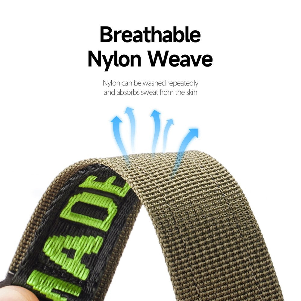 Vildt godt Universal Apple Nylon Rem - Grøn#serie_5