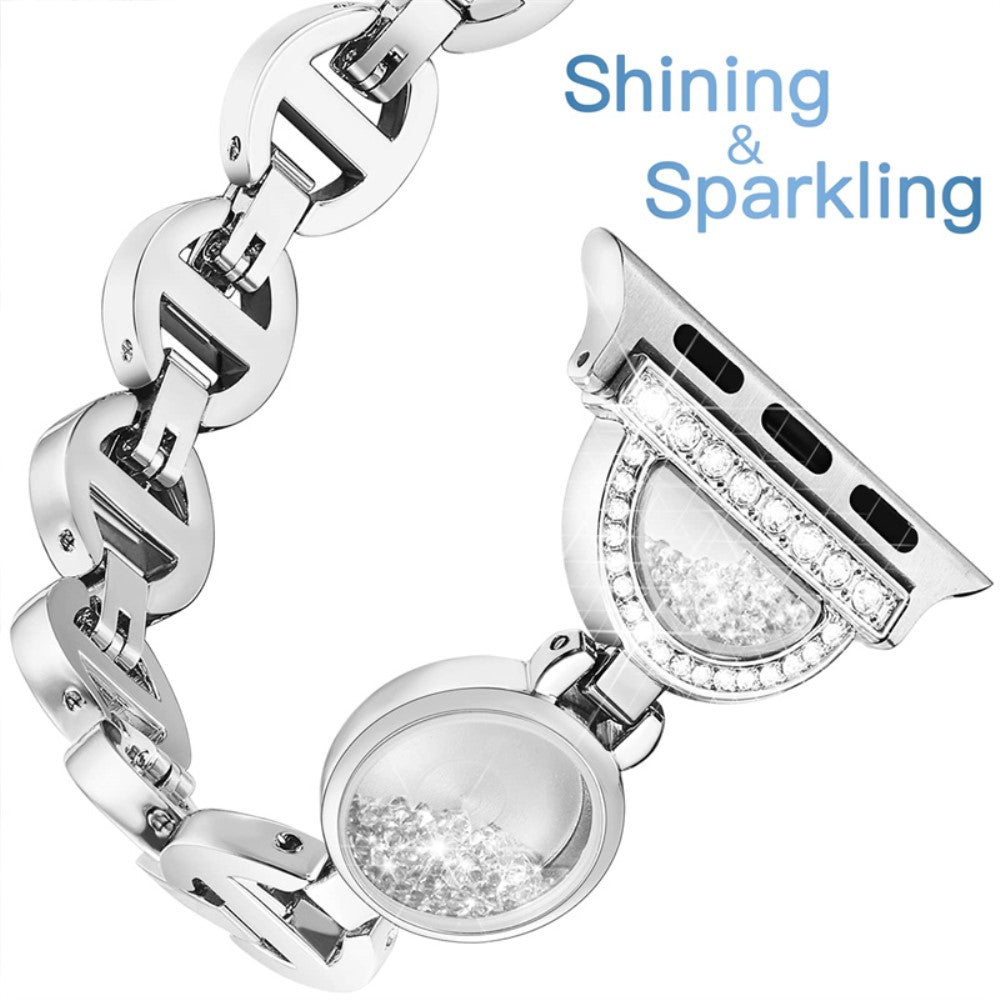 Helt vildt nydelig Universal Apple Metal Rem - Sølv#serie_4