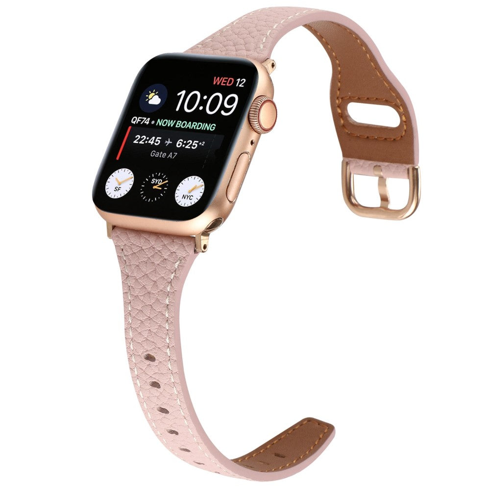Meget cool Universal Apple Ægte læder Rem - Pink#serie_3