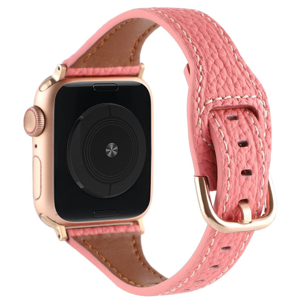 Meget cool Universal Apple Ægte læder Rem - Pink#serie_4