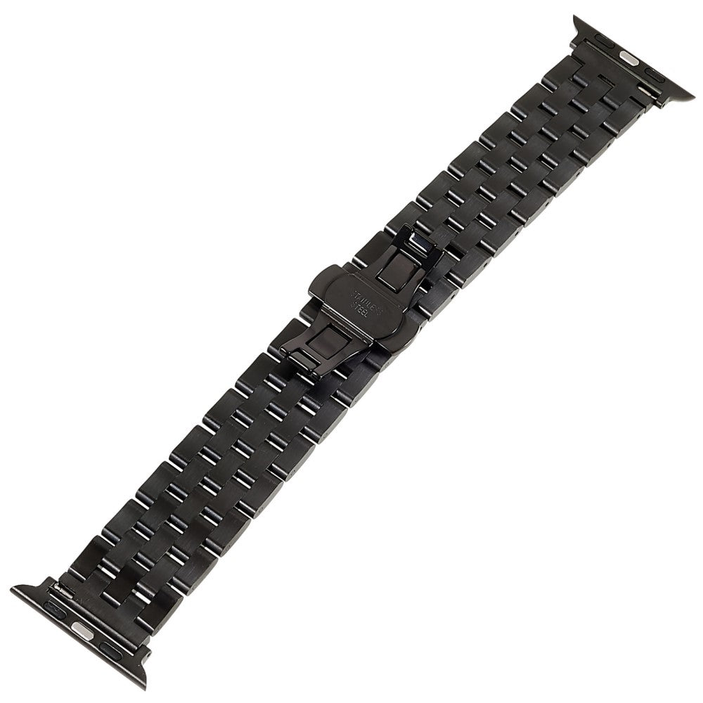 Super slidstærk Universal Apple Metal Rem - Sort#serie_1