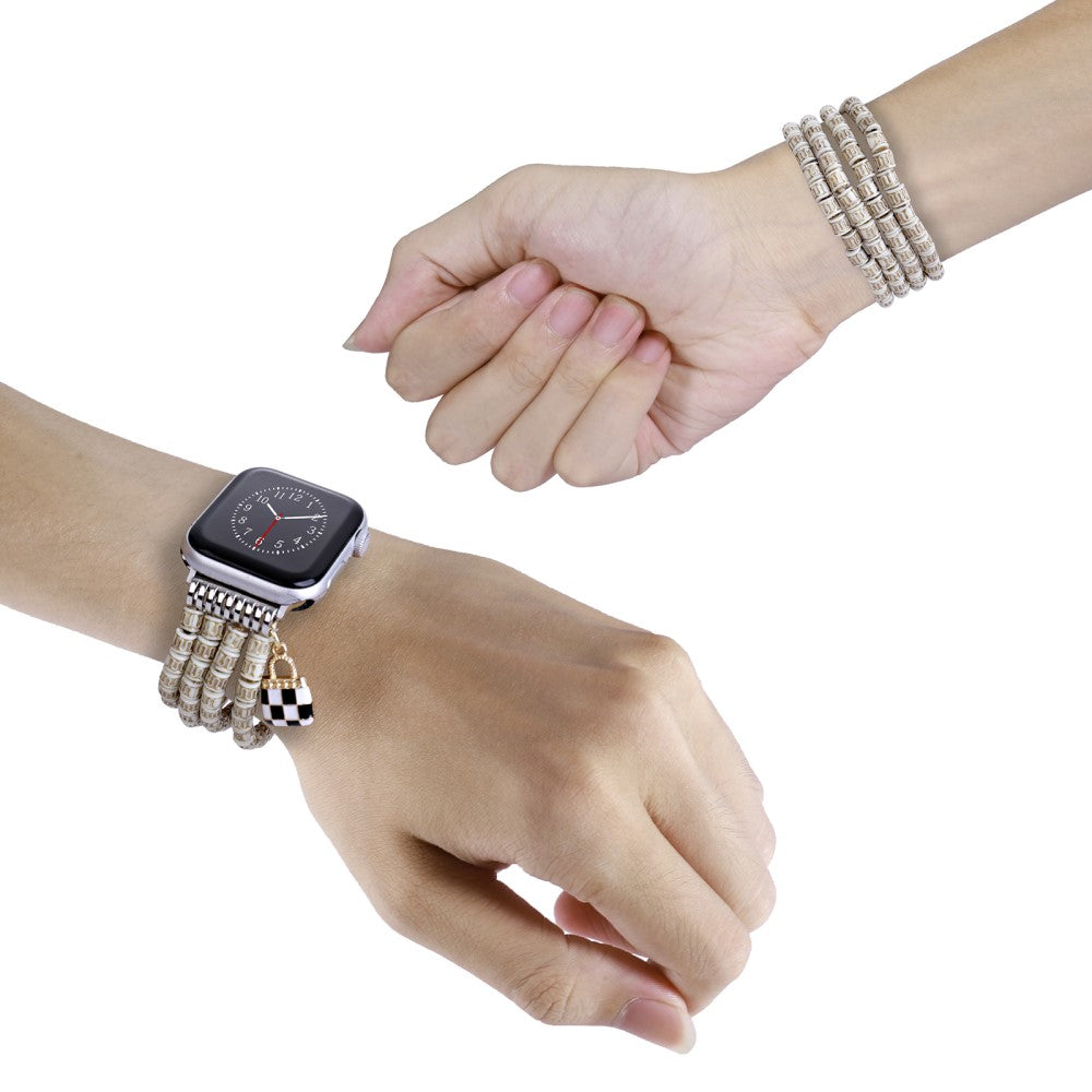 Rigtigt kønt Universal Apple Plastik Rem - Guld#serie_1