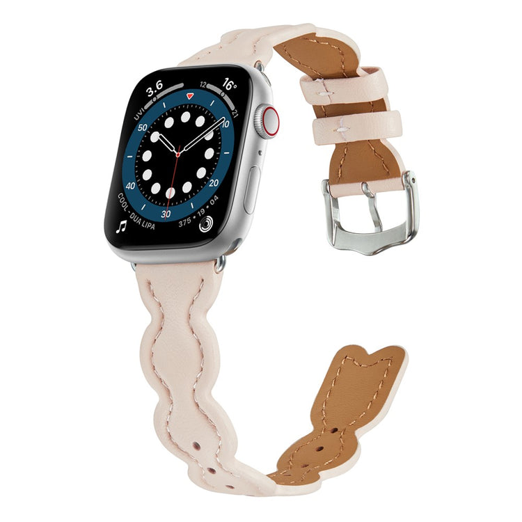 Meget nydelig Universal Apple Ægte læder Rem - Pink#serie_4