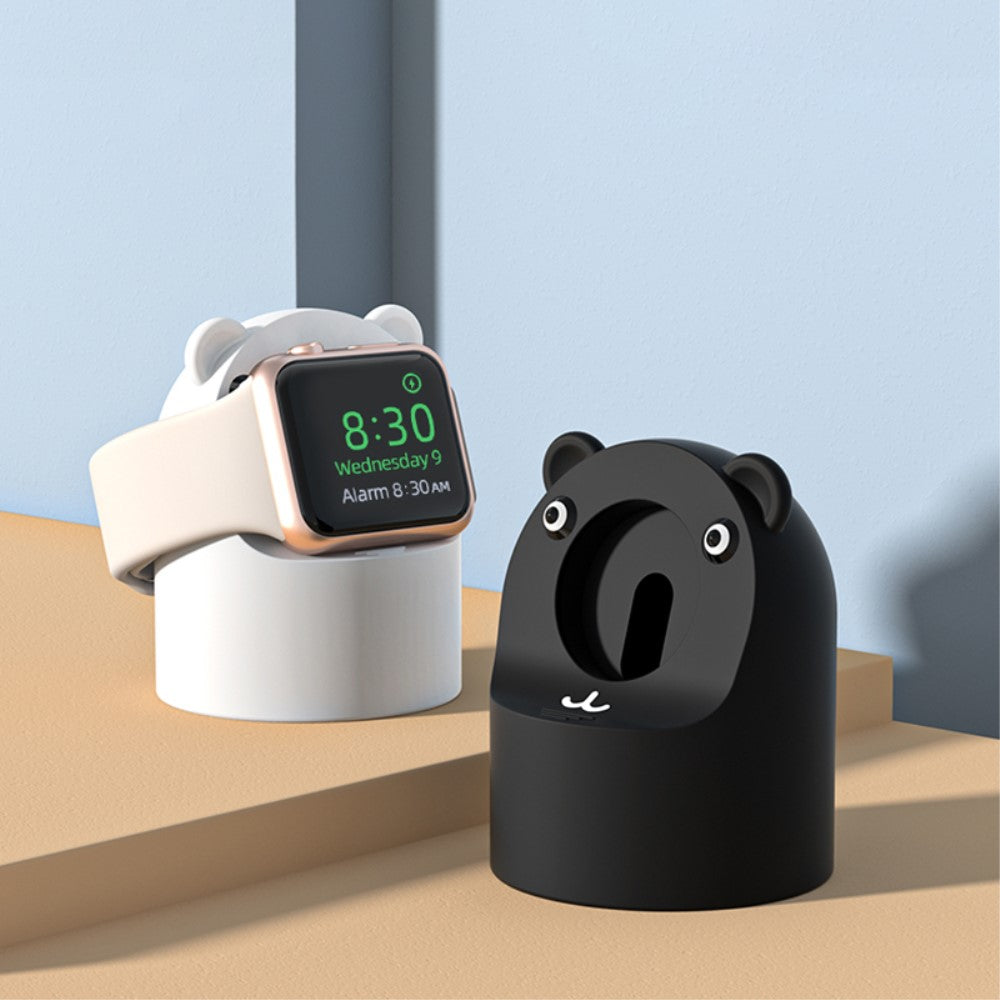 Universal Apple Smartwatch Silikone Holder - Sølv#serie_6
