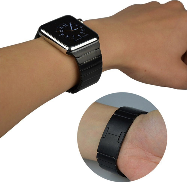 Kønt Metal Universal Rem passer til Apple Smartwatch - Sort#serie_1