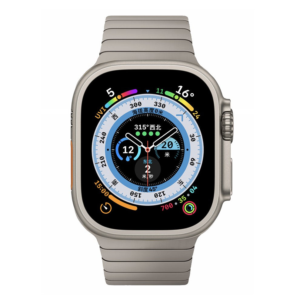 Kønt Metal Universal Rem passer til Apple Smartwatch - Sølv#serie_4