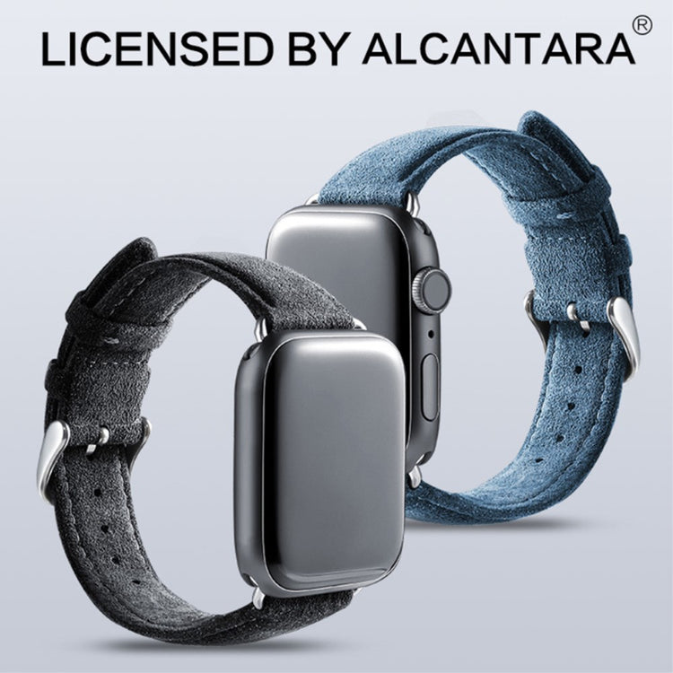 Rigtigt Cool Kunstlæder Universal Rem passer til Apple Smartwatch - Blå#serie_2