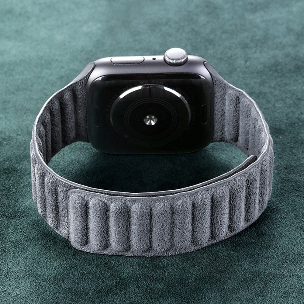 Rigtigt Elegant Kunstlæder Universal Rem passer til Apple Smartwatch - Grøn#serie_3