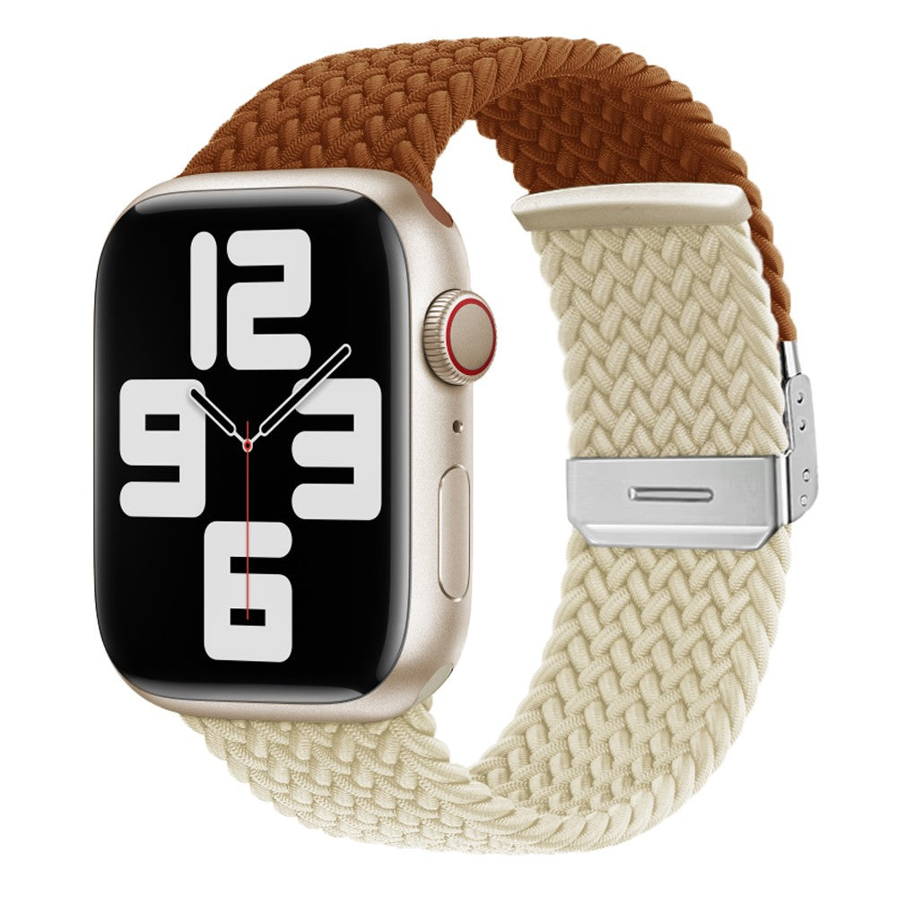 Glimrende Nylon Universal Rem passer til Apple Smartwatch - Brun#serie_10