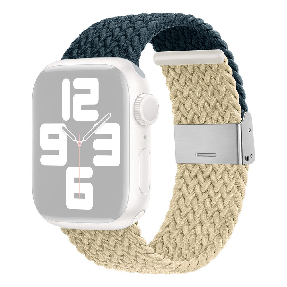 Glimrende Nylon Universal Rem passer til Apple Smartwatch - Blå#serie_5