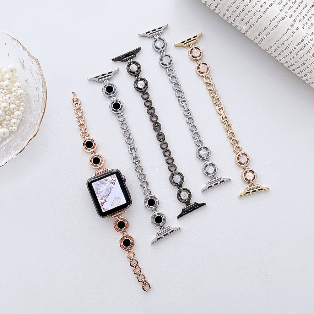 Super Sejt Metal Universal Rem passer til Apple Smartwatch - Sølv#serie_2