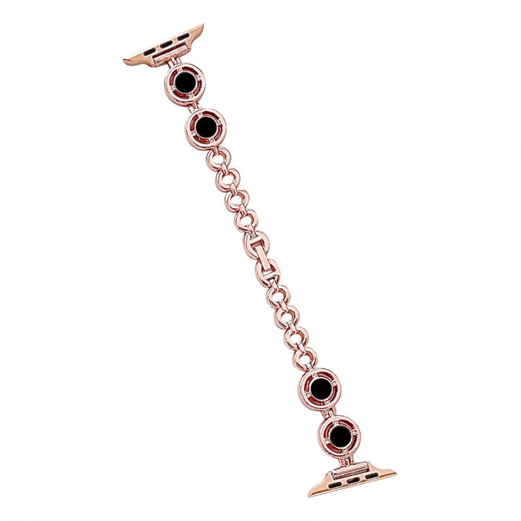 Super Sejt Metal Universal Rem passer til Apple Smartwatch - Pink#serie_4