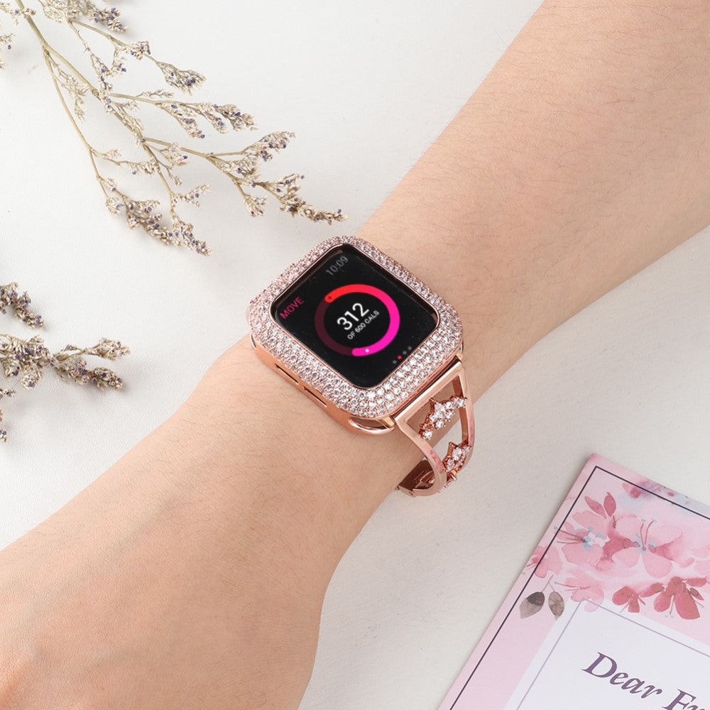 Meget Elegant Metal Universal Rem passer til Apple Smartwatch - Pink#serie_2