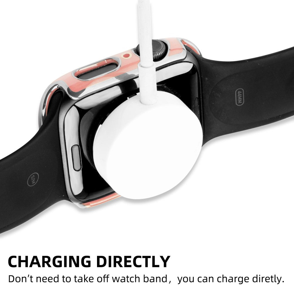 Vildt Flot Universal Apple Cover med Skærmbeskytter i Plastik og Hærdet Glas - Pink#serie_6