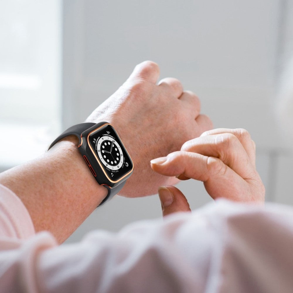 Vildt Fint Universal Apple Cover med Skærmbeskytter i Plastik og Hærdet Glas - Sort#serie_2