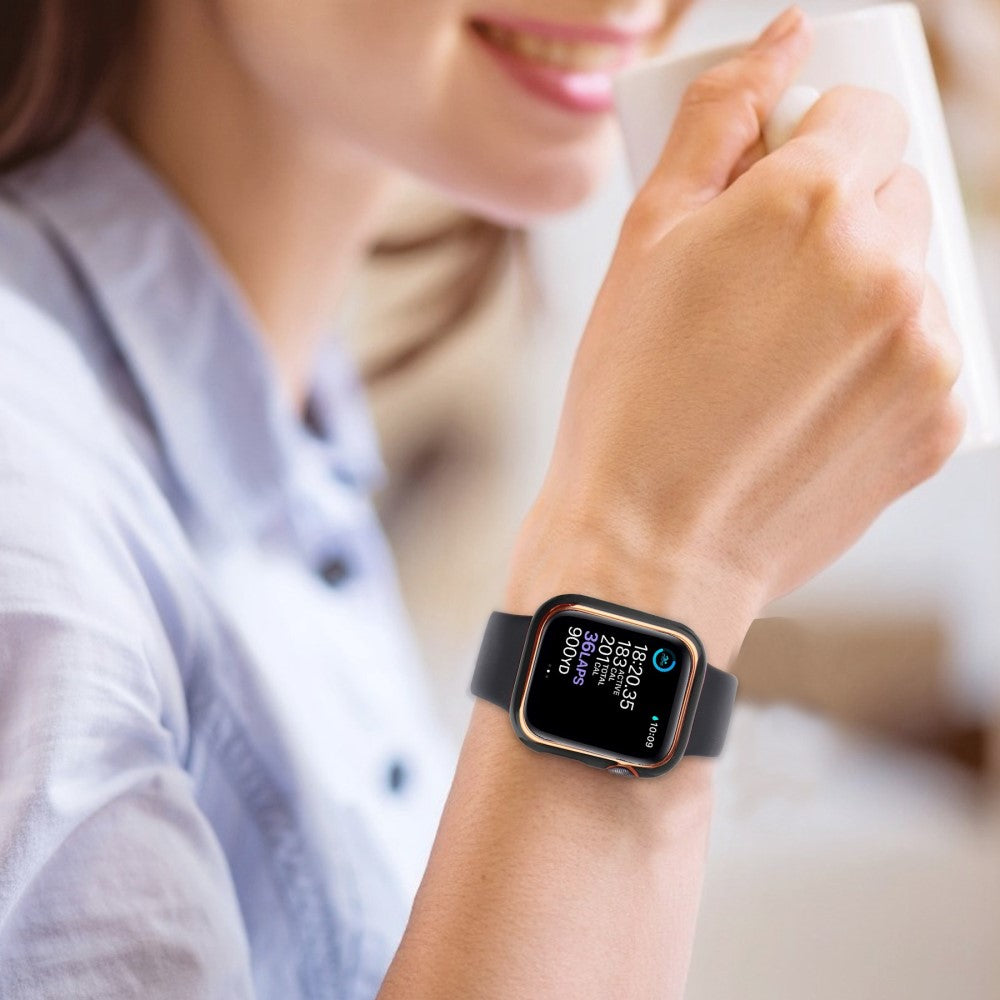 Vildt Fint Universal Apple Cover med Skærmbeskytter i Plastik og Hærdet Glas - Sort#serie_2