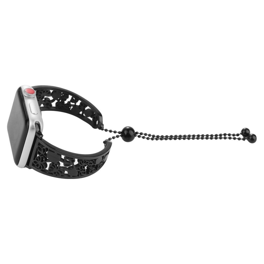 Helt vildt nydelig Apple Watch Series 1-3 42mm Metal Rem - Sort#serie_2