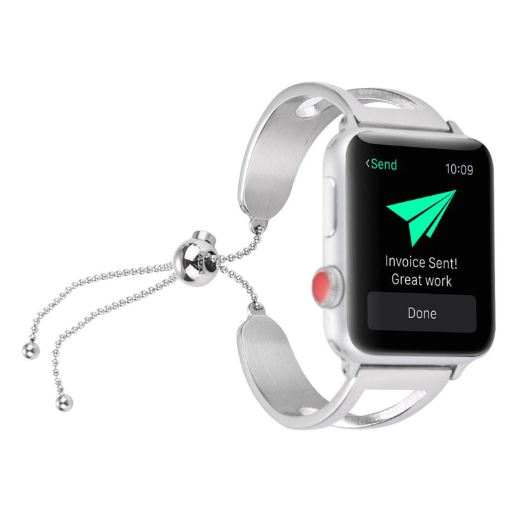 Vildt pænt Apple Watch Series 1-3 38mm Metal Rem - Sølv#serie_3