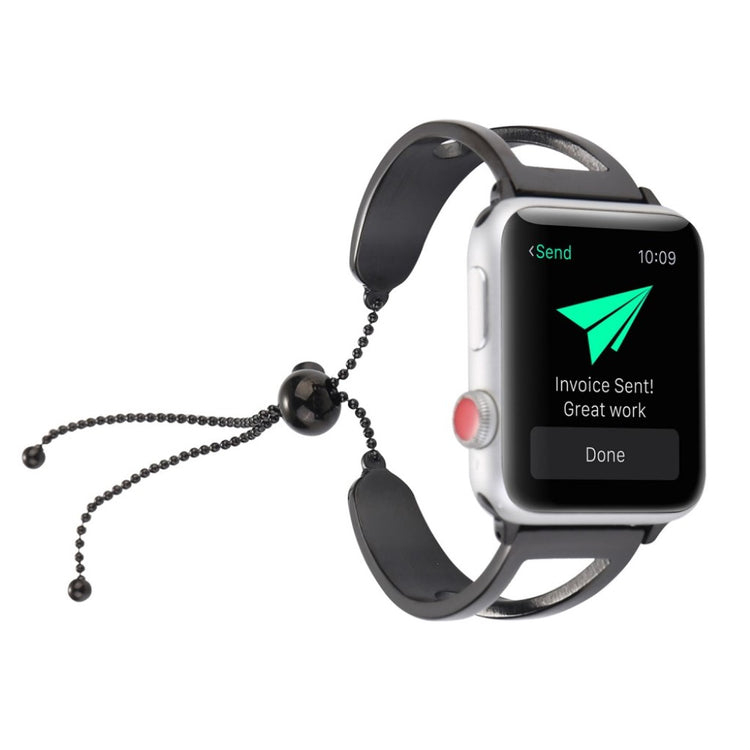 Vildt pænt Apple Watch Series 1-3 38mm Metal Rem - Sort#serie_4