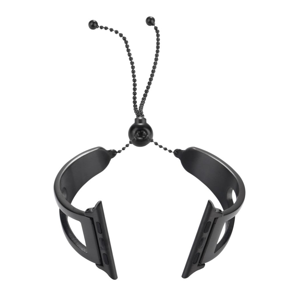 Vildt pænt Apple Watch Series 1-3 38mm Metal Rem - Sort#serie_4