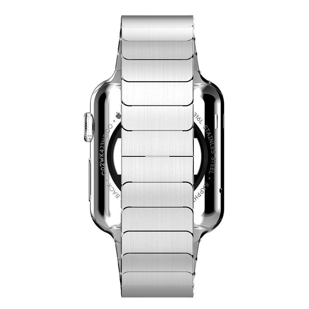 Cool Apple Watch Series 4 40mm Metal Rem - Sølv#serie_4