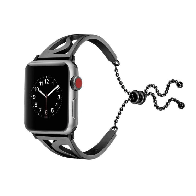 Super hårdfør Apple Watch Series 4 40mm Metal Rem - Sort#serie_2